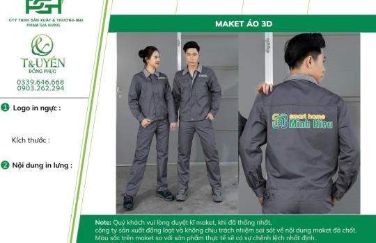 Mẫu Đồng Phục Cho Công Ty Smart Home Minh Hiếu