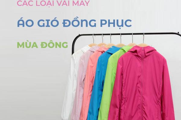 Các loại vải may áo gió đồng phục mùa thu đông
